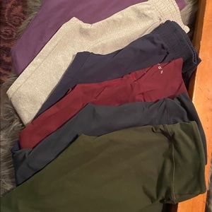 Lot of 6 workout leggings.